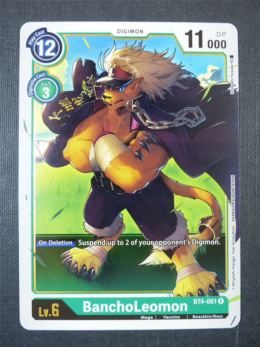 BanchoLeomon BT4-061 R - Digimon Card #209