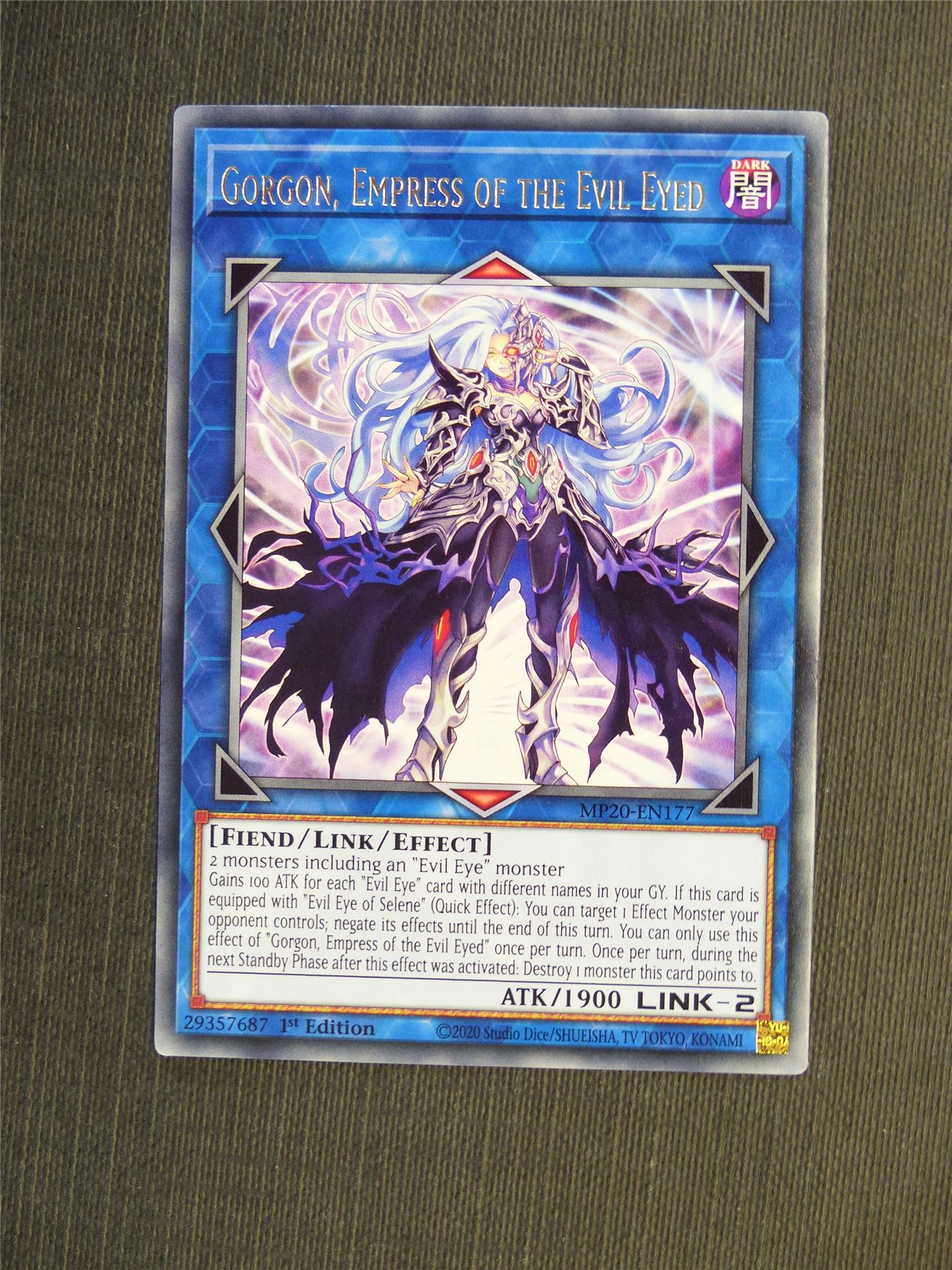 Gorgon Empress of the Evil Eyed MP20 Rare - 1st ed - Yugioh Cards #5IJ