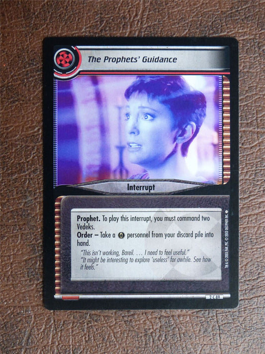 The Prophets Guidance - Star Trek CCG TCG Card #X2