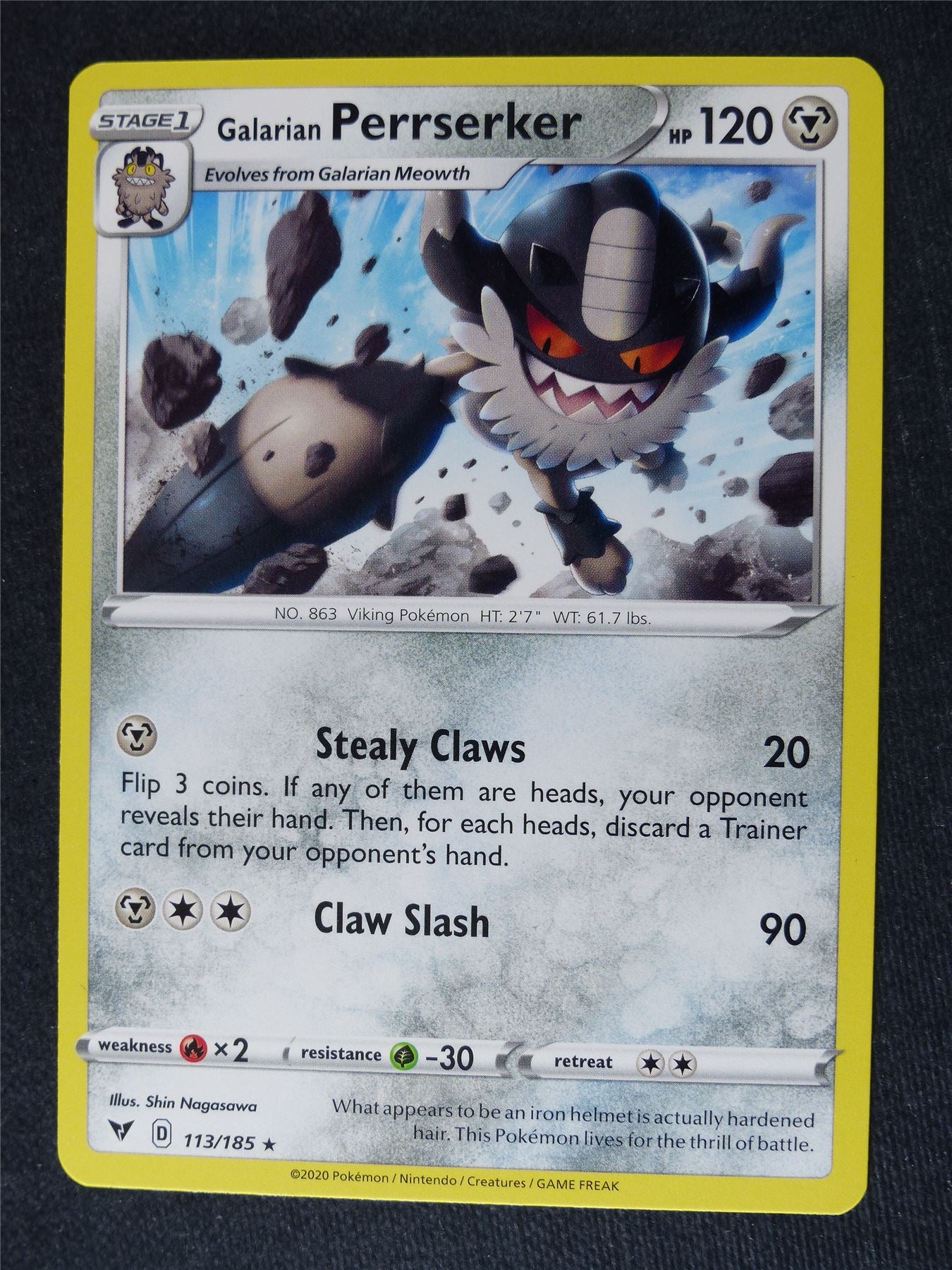 Galarian Perrserker 113/185