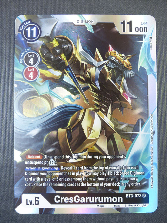 CresGarurumon BT3-073 SR - Digimon Card #1Y0