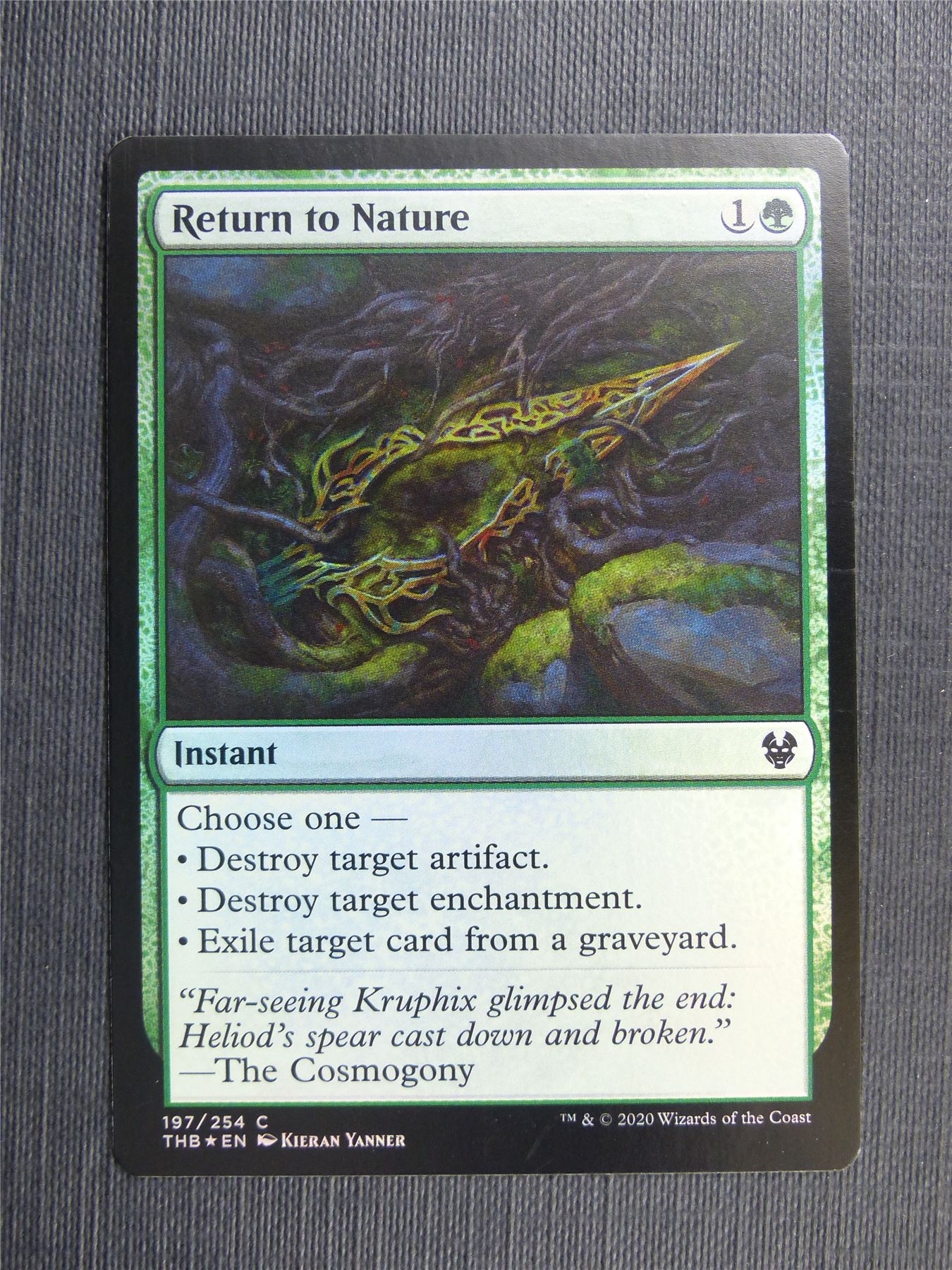 Return to Nature Foil - Theros Collector Ed - Mtg Magic Cards #3NI