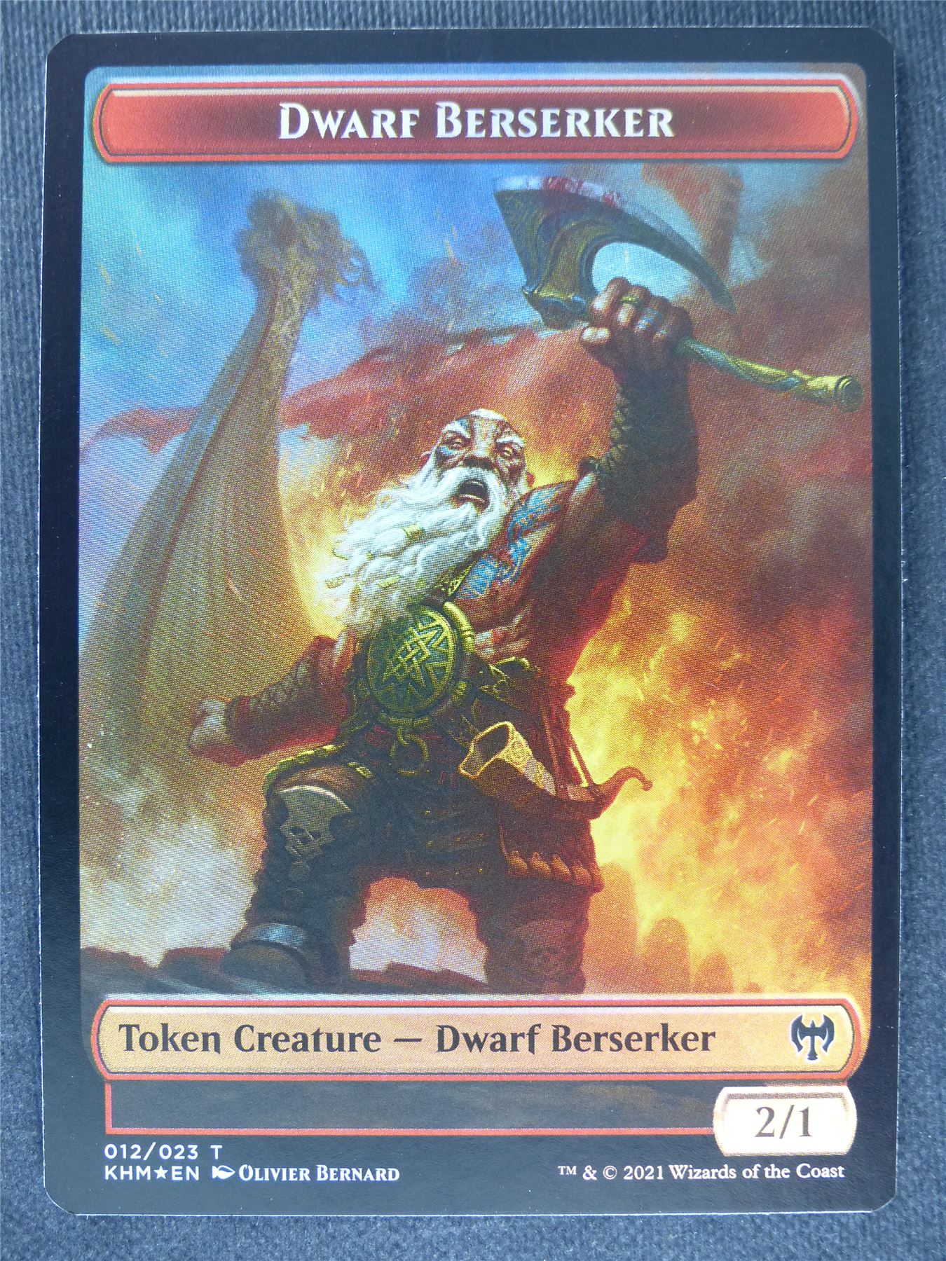 Spirit / Dwarf Berserker Token Foil #C0