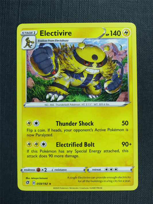 Electivire 059/192 - RCL - Pokemon Card  #3GW