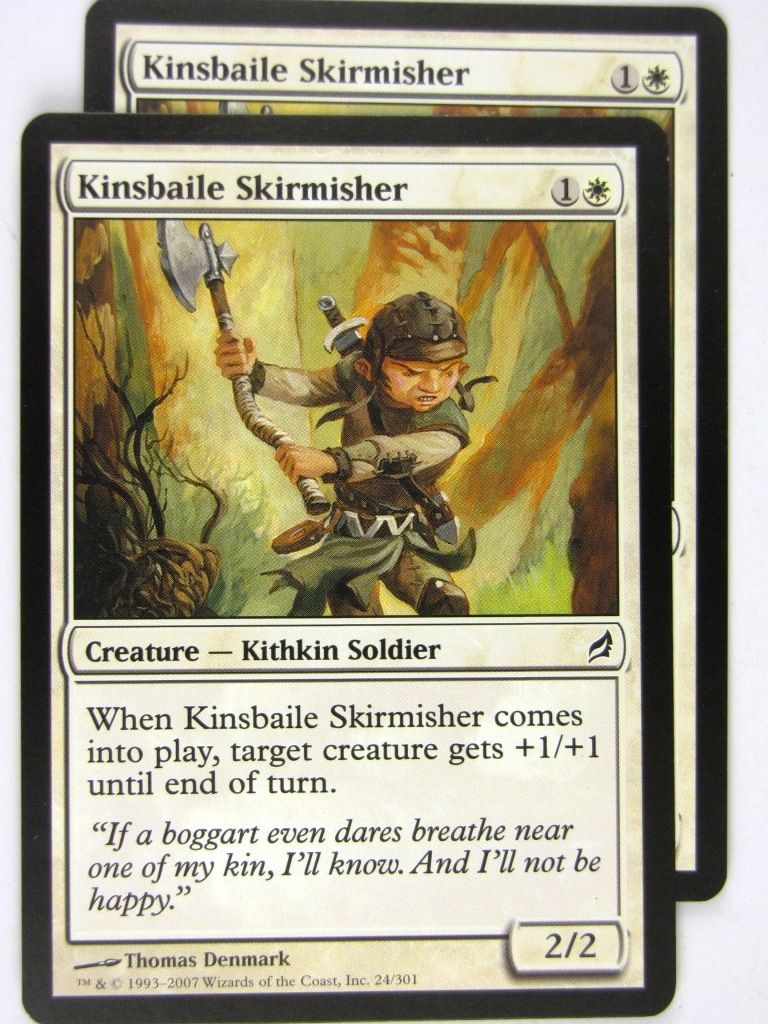 MTG Magic: the Gathering Cards: KINSBAILE SKIRMISHER x2: LRW