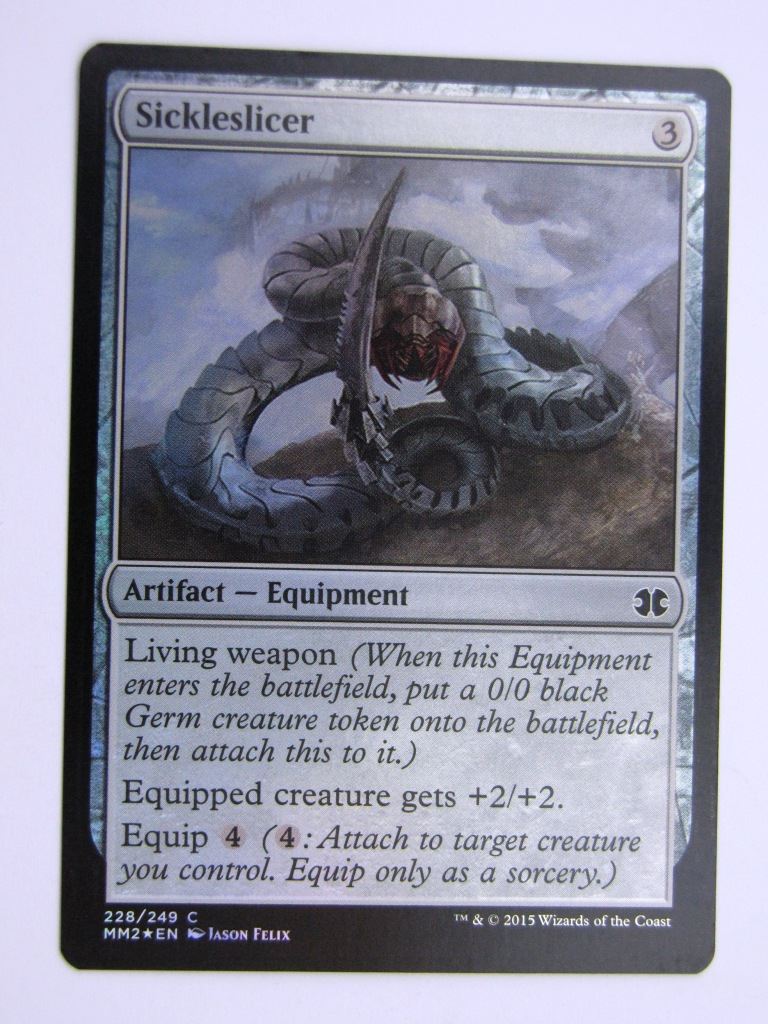 MTG MODERN MASTERS TWO FOIL: SICKLESLICER # 27J70