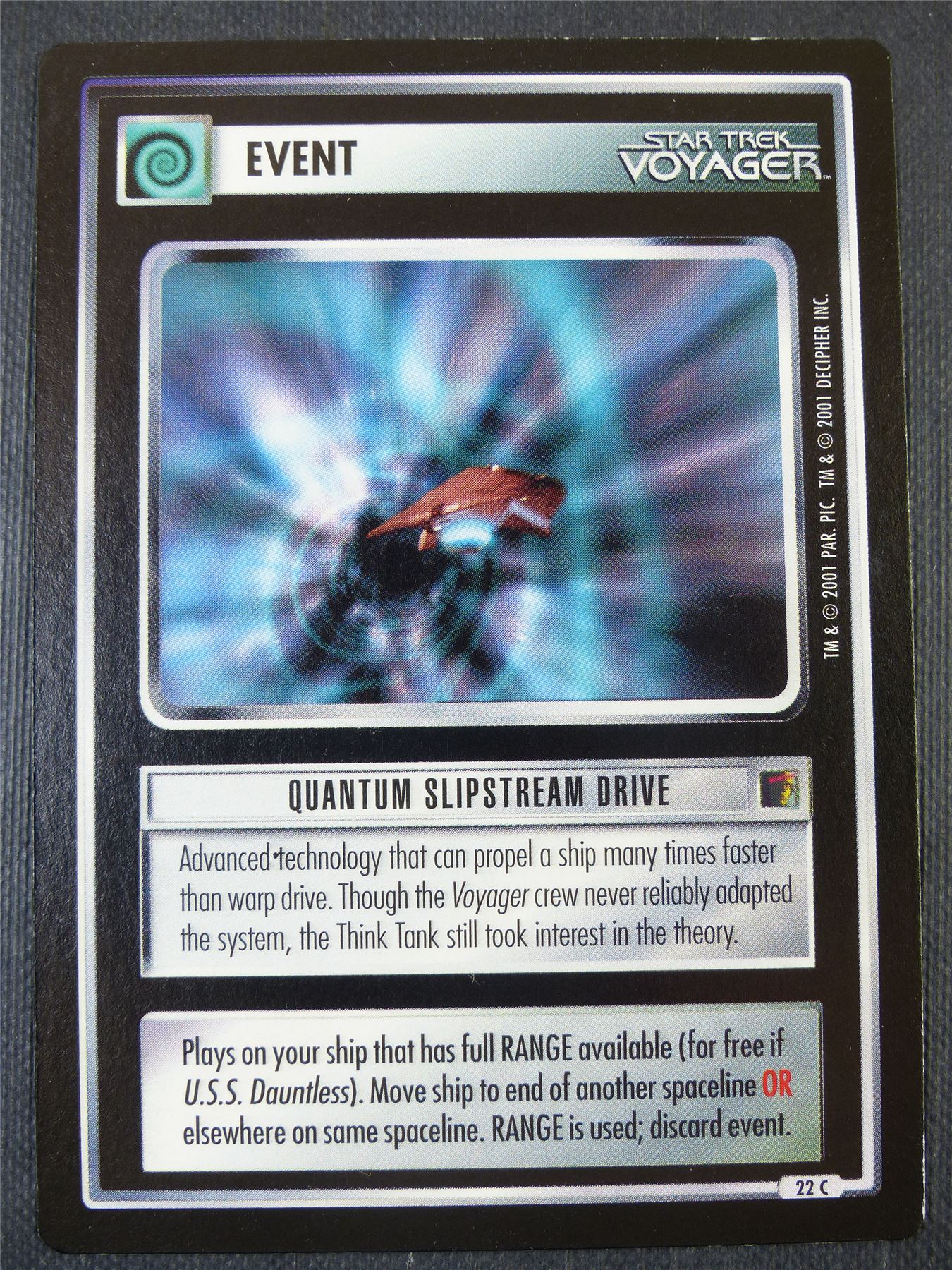 Quantum Slipstream Drive - Voyager - Star Trek Card #65X