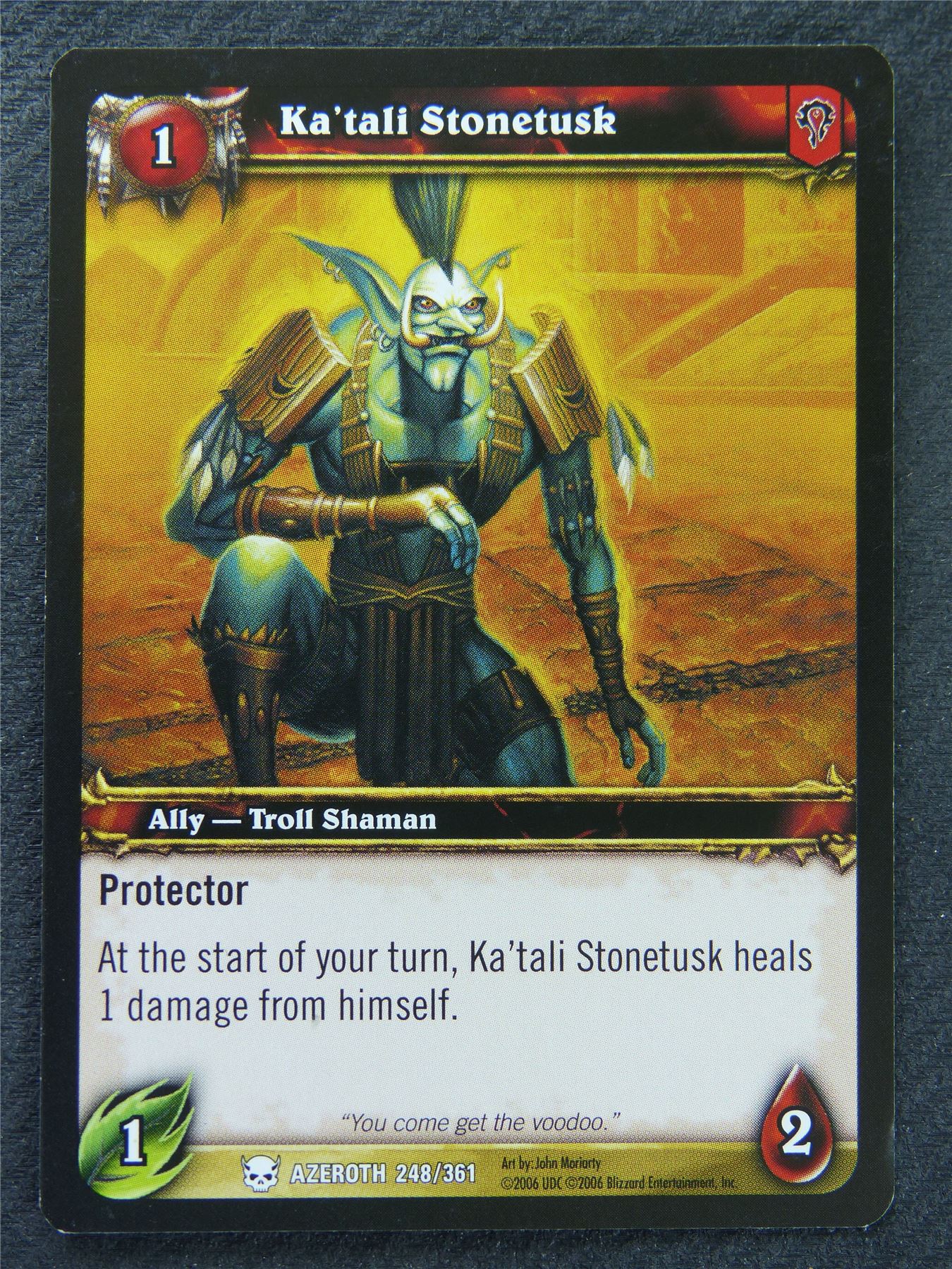 Katali Stonetusk - Common - World Of Warcraft #1DI