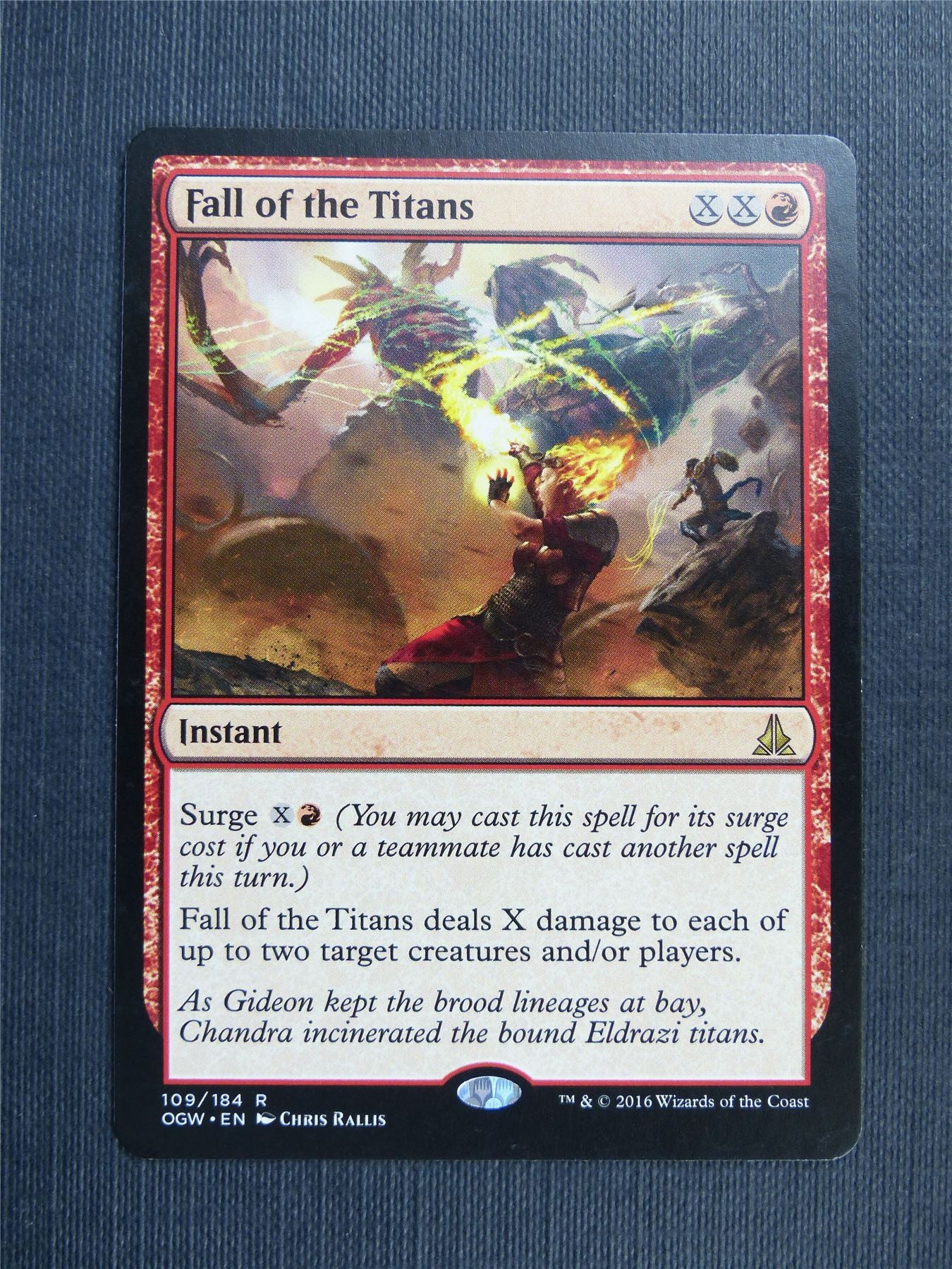 Fall of the Titans - Mtg Magic Cards #486