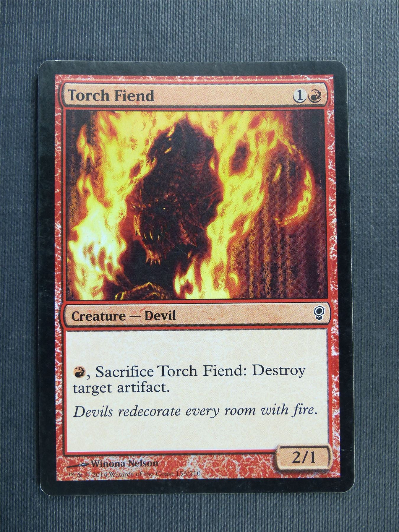 Torch Fiend Foil - Mtg Magic Cards #48E