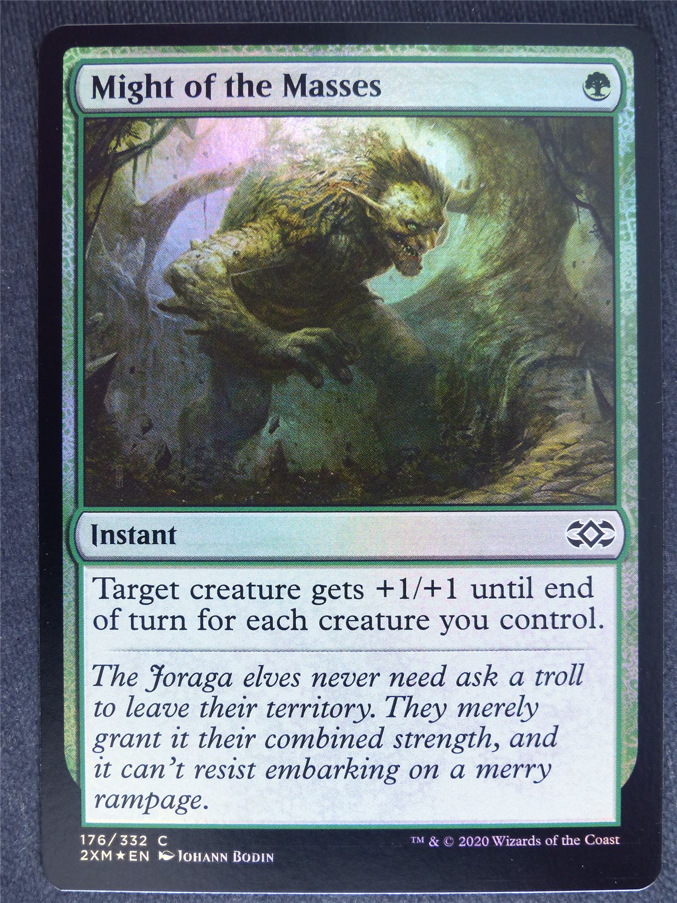 Might of the Masses Foil - Double Masters - Mtg Magic Cards #21