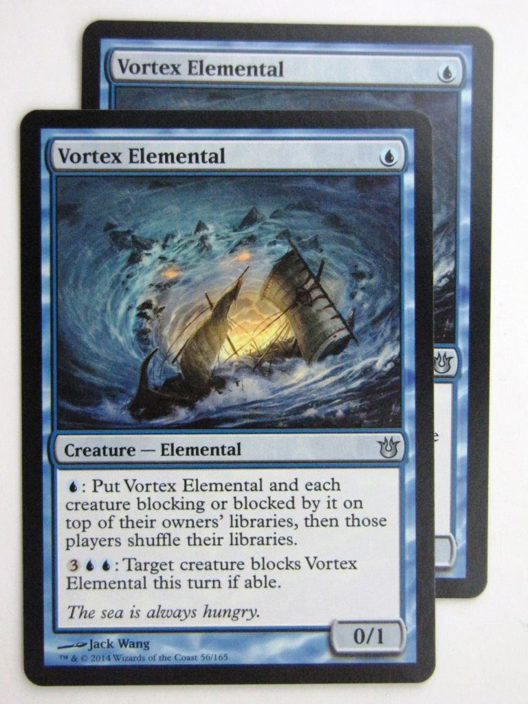 MTG Magic Cards: VORTEX ELEMENTAL x2 Born of the Gods # 24E66
