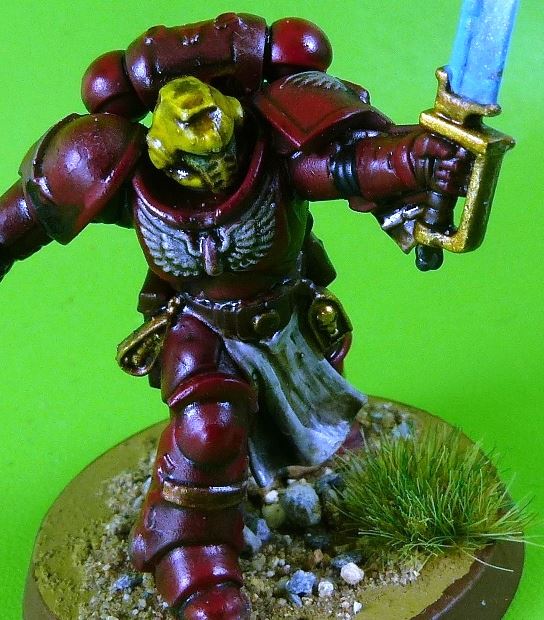 Blood Angels Primaris Lieutenant Tolmeron painted - Warhammer 40K #1JP