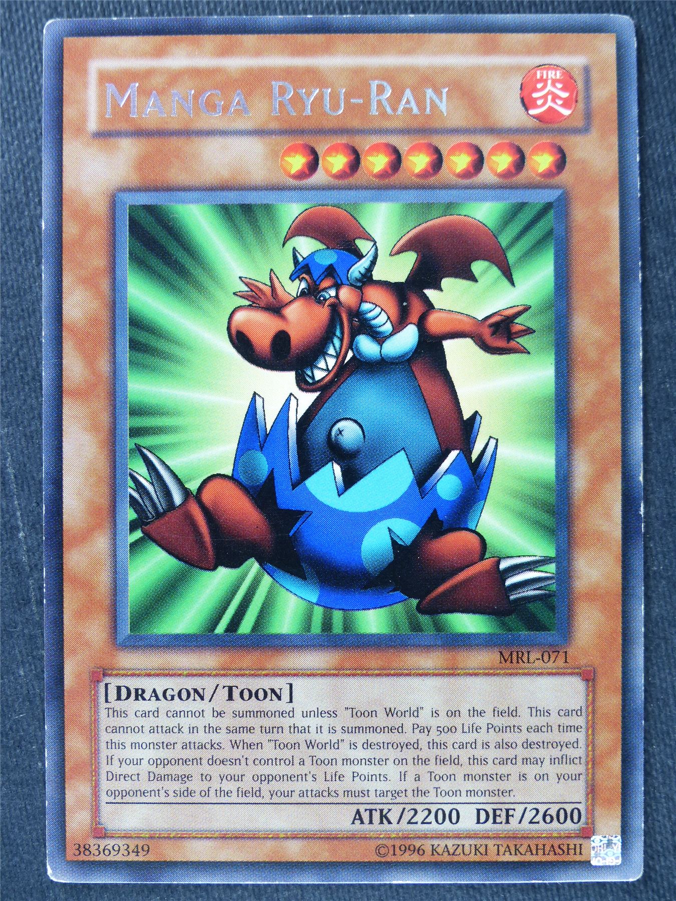 Manga Ryu-Ran MRL Rare played - 1st ed - Yugioh Cards #SV
