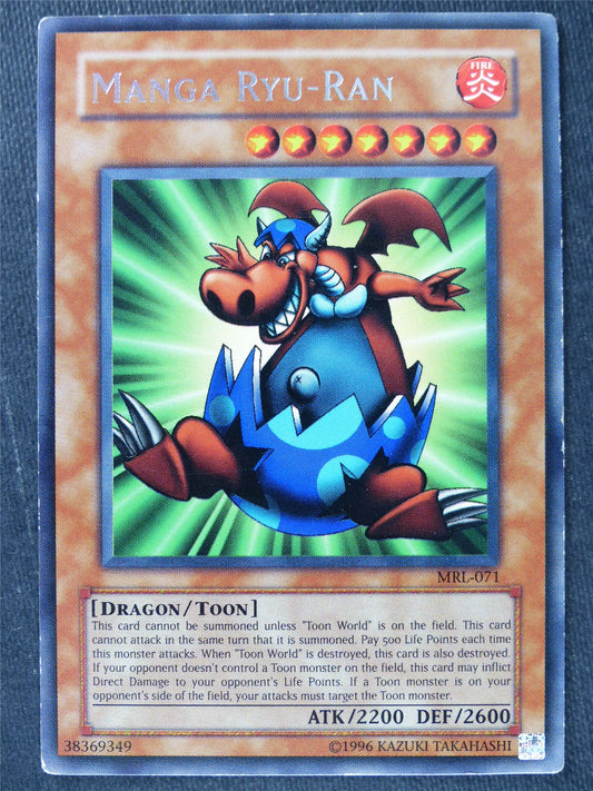 Manga Ryu-Ran MRL Rare played - 1st ed - Yugioh Cards #SV