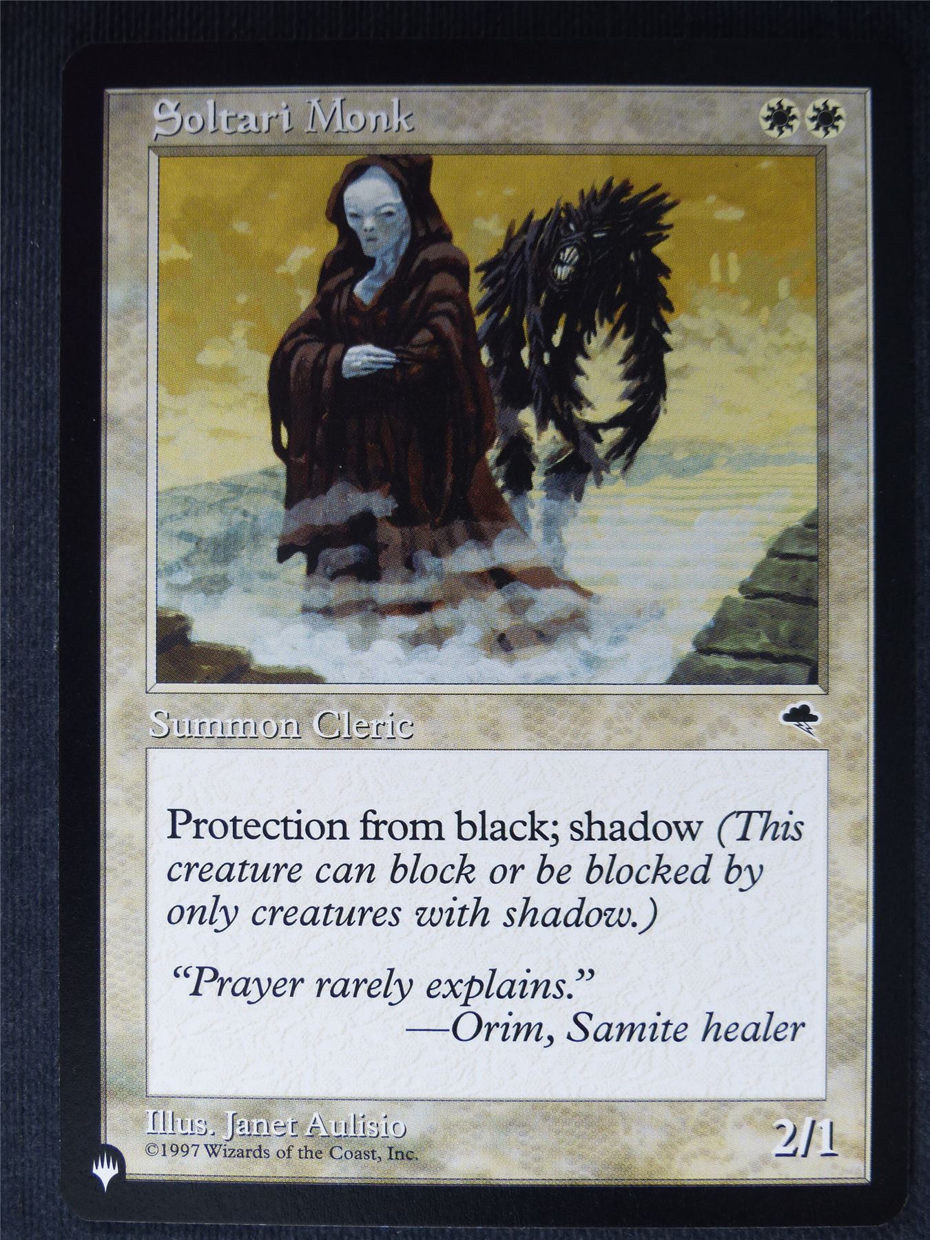 monk cards mtg Soltari Monk - The List