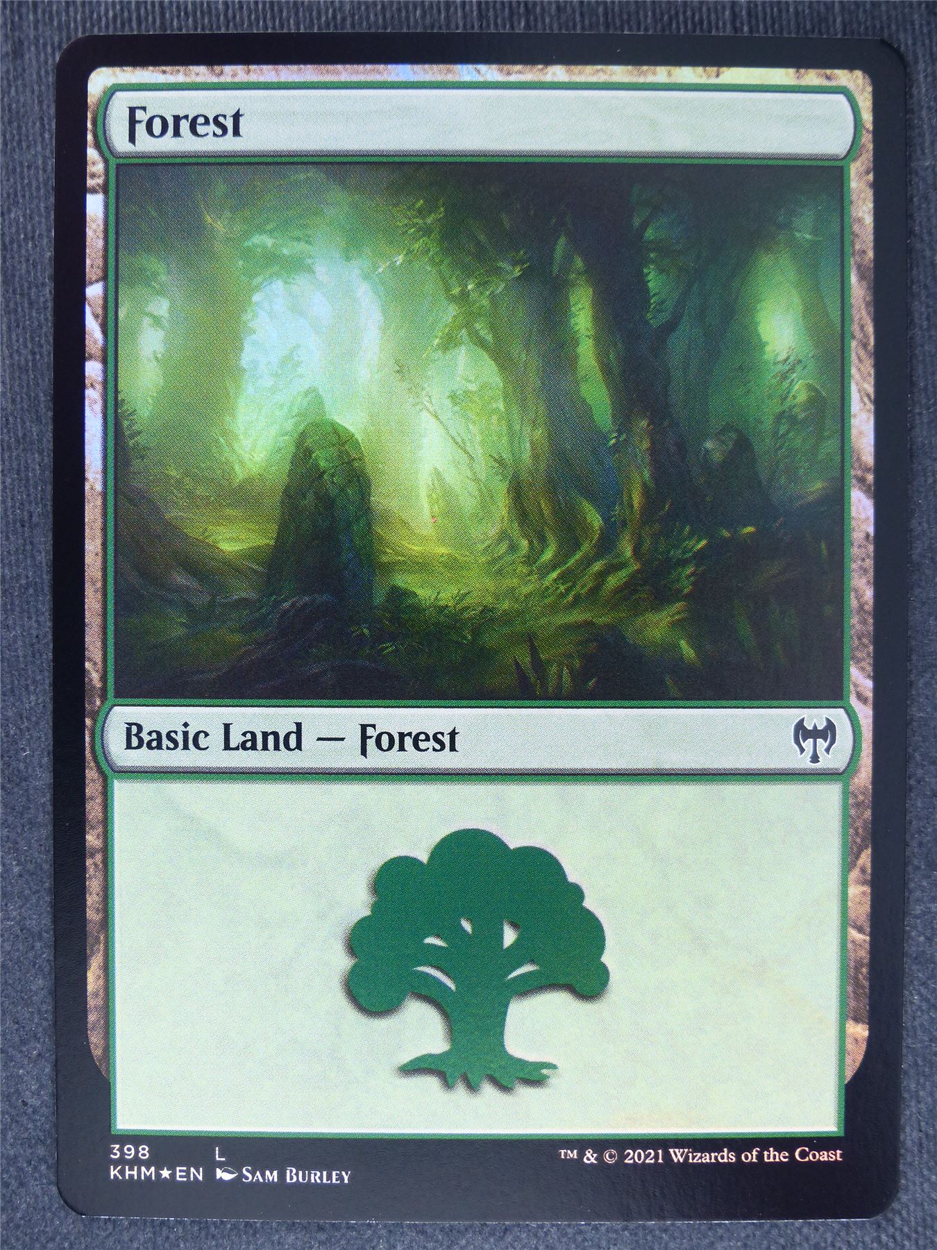 Forest 398 Foil Mint - Mtg Magic Cards #3V