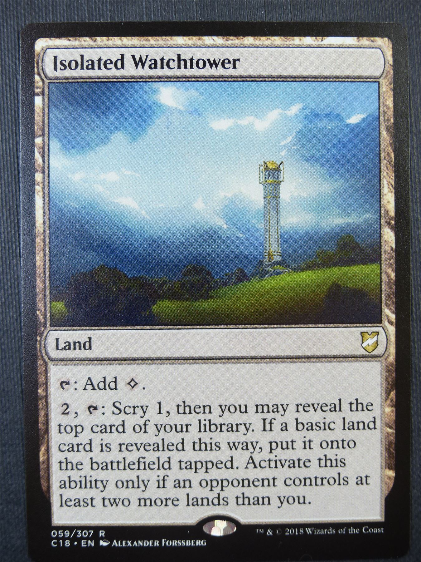 Isolated Watchtower - Mtg Card #5Q5