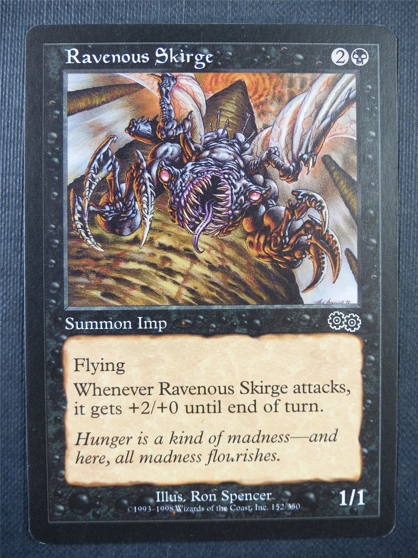 Ravenous Skirge - Urza's Saga - Mtg Card #745