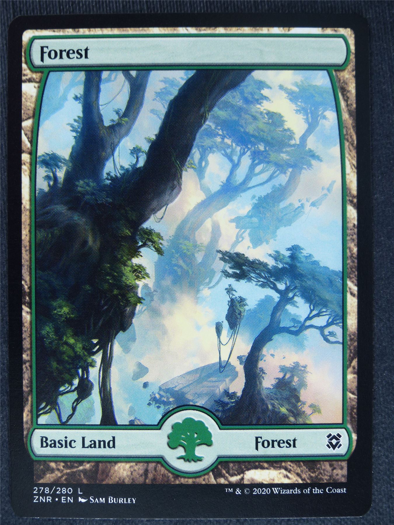 Forest 278/280 Full art - Mtg Magic Cards #A8