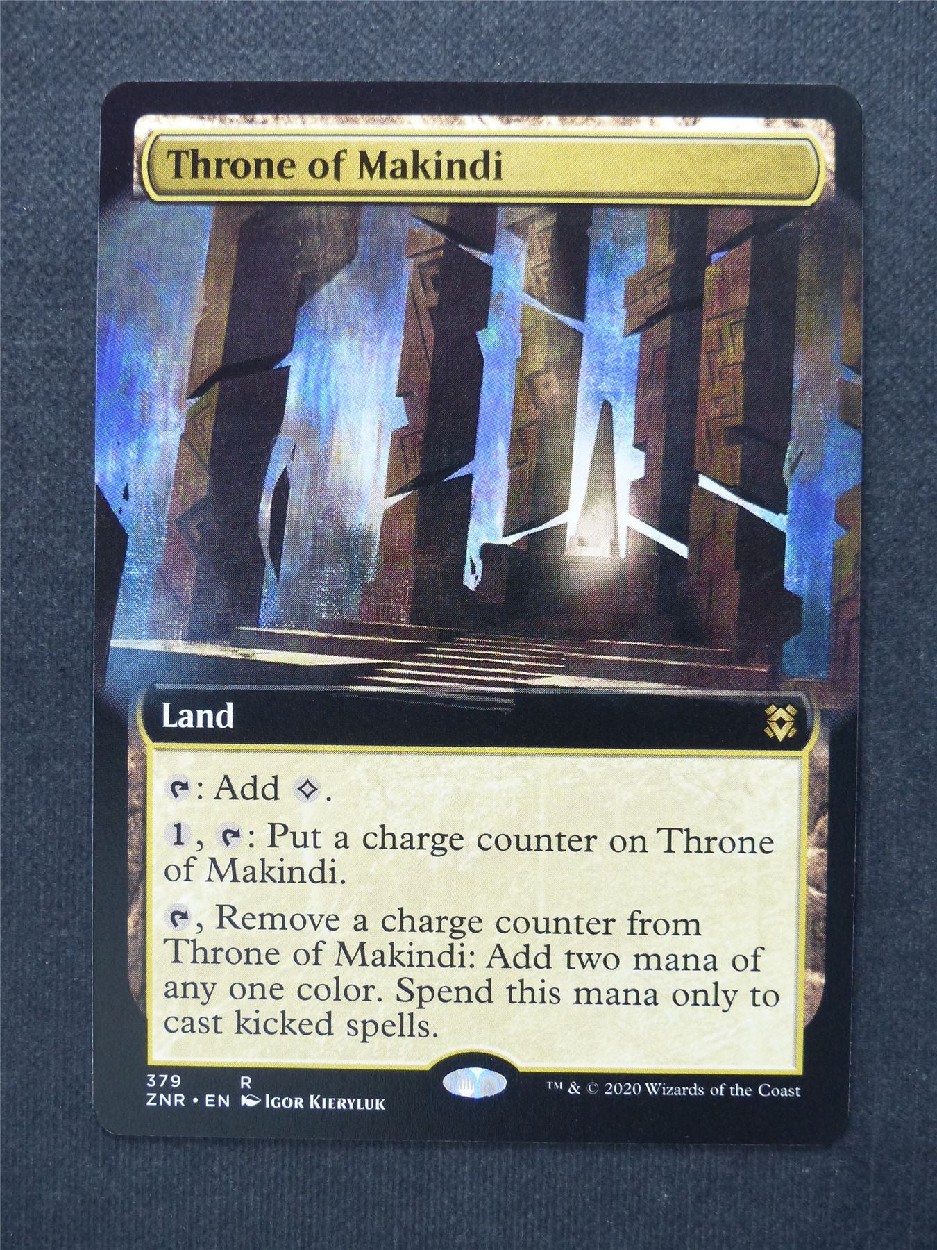 Throne of Makindi Showcase - Mtg Magic Cards #6L