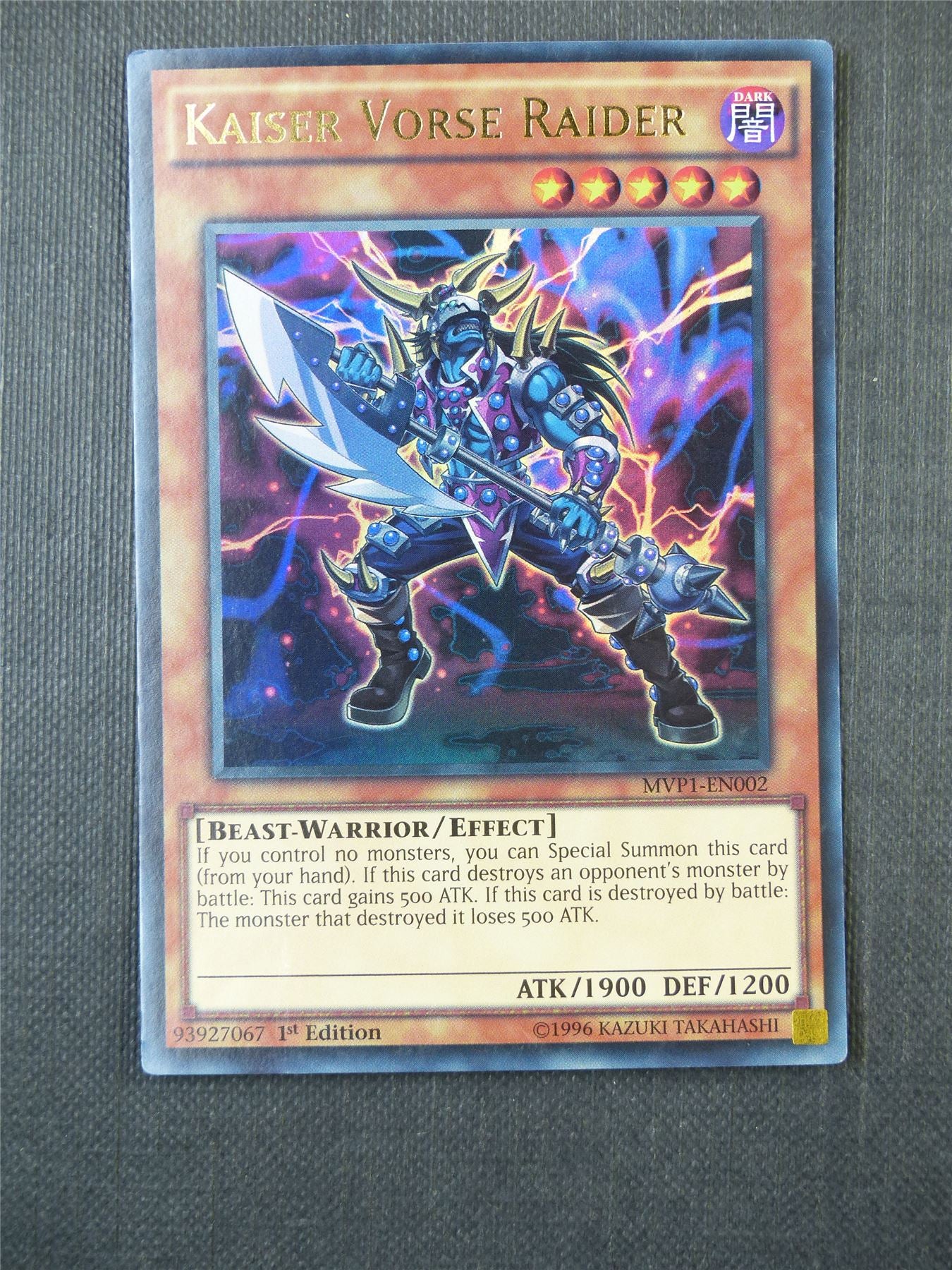 Kaiser Vorse Raider - Yugioh Card #9KQ Kaiser Vorse Raider - Yugioh Card #9KQ