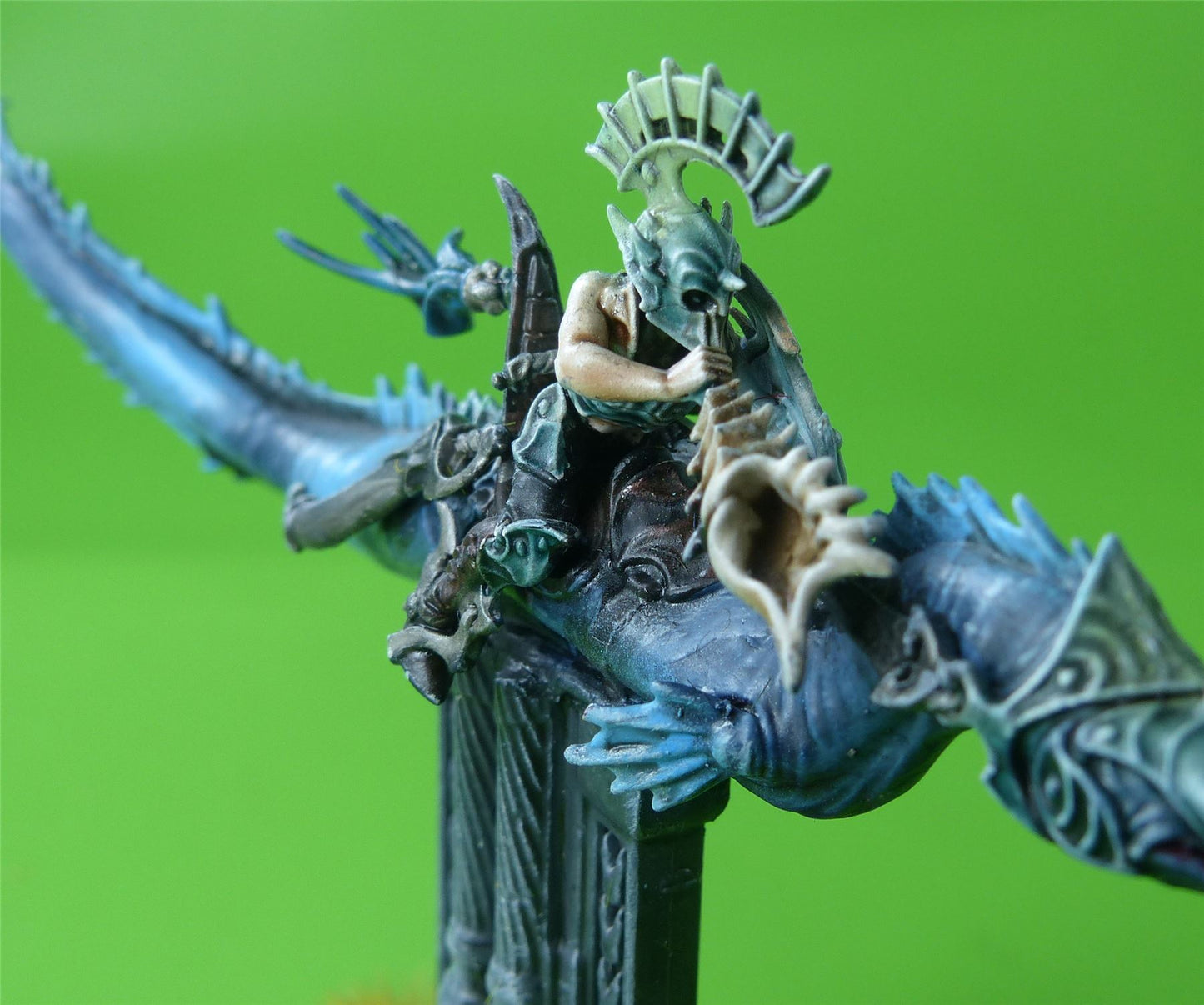 Idoneth Deepkin Akhelian Morrsarr Guard Painted - Warhammer AoS 40k #84R