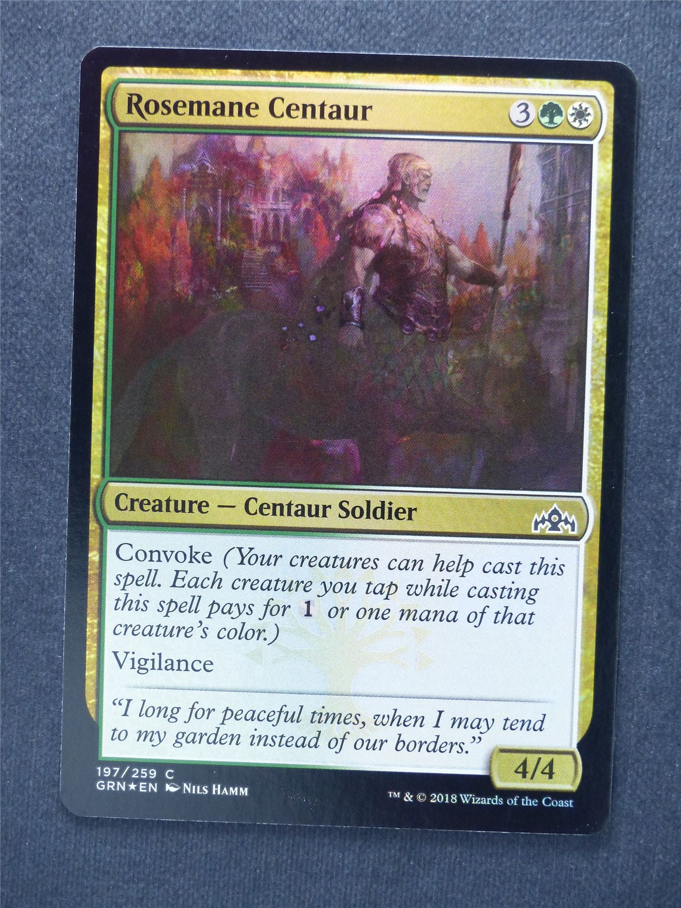 Rosemane Centaur Foil - Mtg Magic Cards #T4