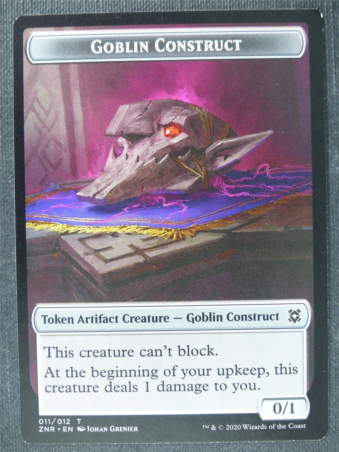 Goblin Construct Token - Mtg Magic Cards #SA