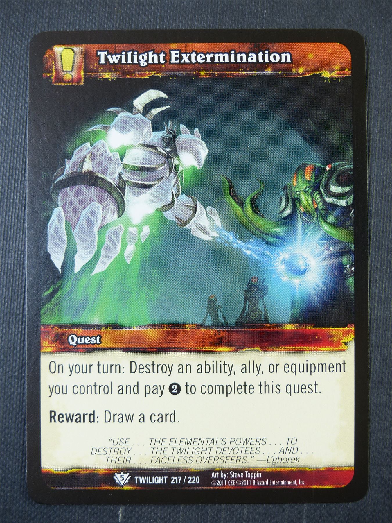 Twilight Extermination 217/220 - WoW Card #184
