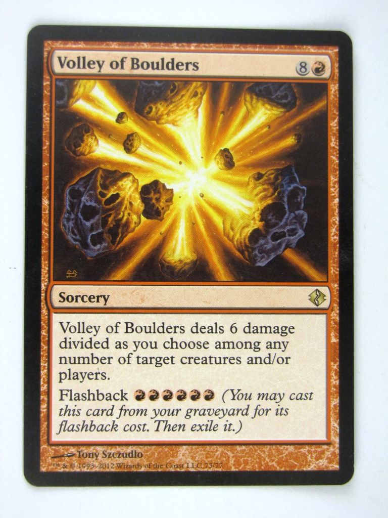 MTG played Cards: VOLLEY OF BOULDERS # 13G96