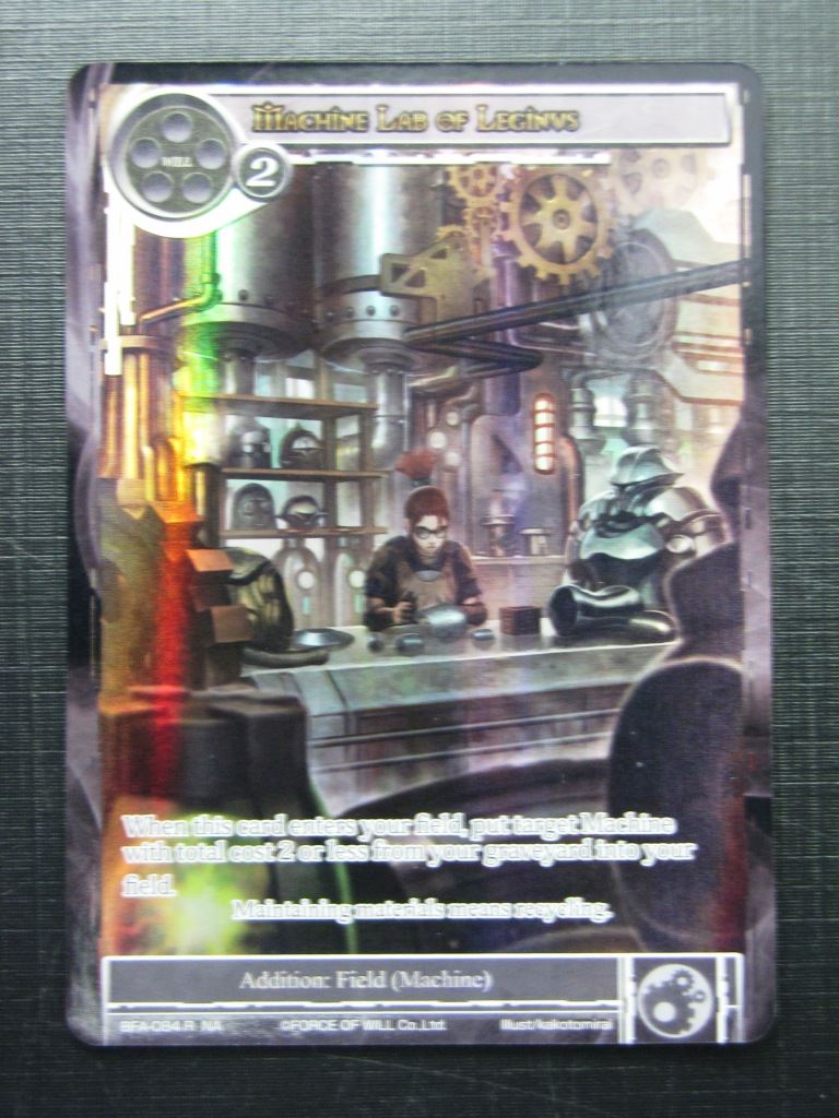 Force of Will Cards: MACHINE LAB OF LEGINUS Textured FOIL NA # 22G85