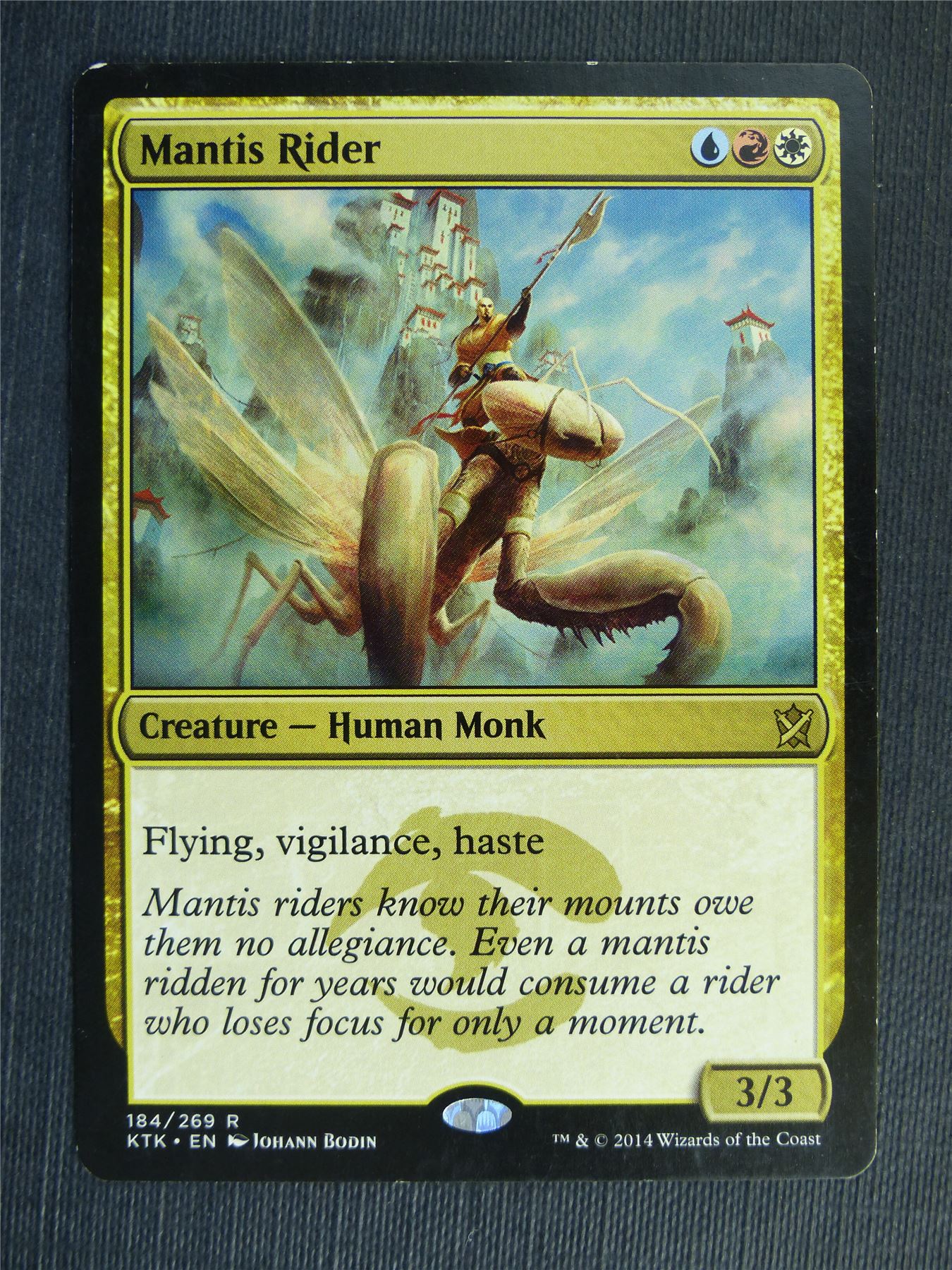 Mantis Rider played - Mtg Magic Cards #Q1