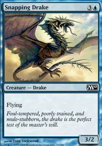 Mtg Magic Card: M10 : Snapping Drake