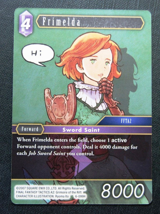 Frimelda 6-099H - Final Fantasy Cards # 6H74