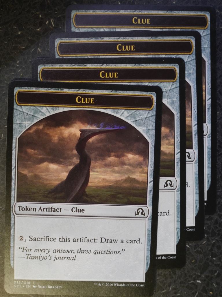 MTG Magic Token Cards: CLUE X4 # 10E9