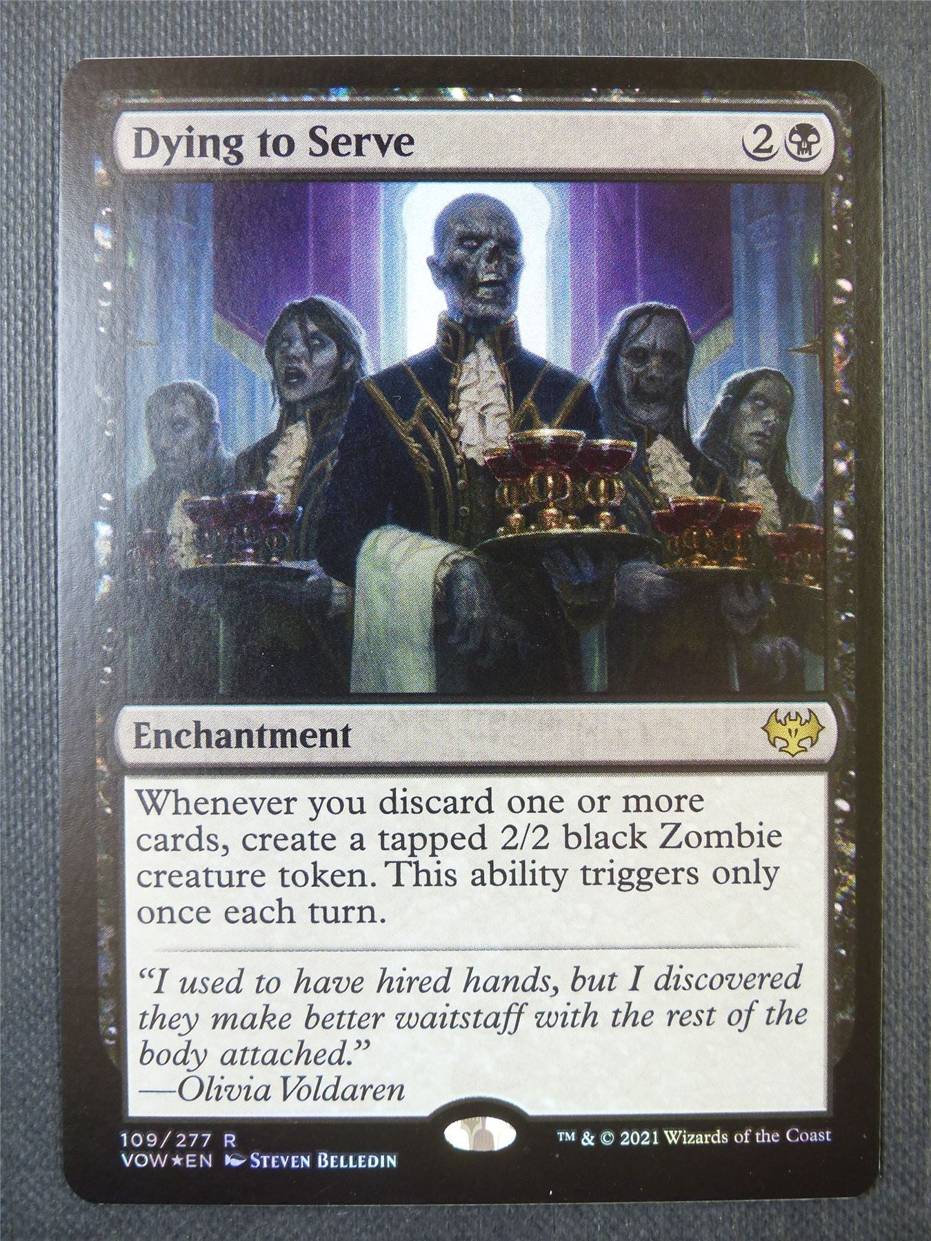 Dying to Serve Foil - Mtg Card #8OU