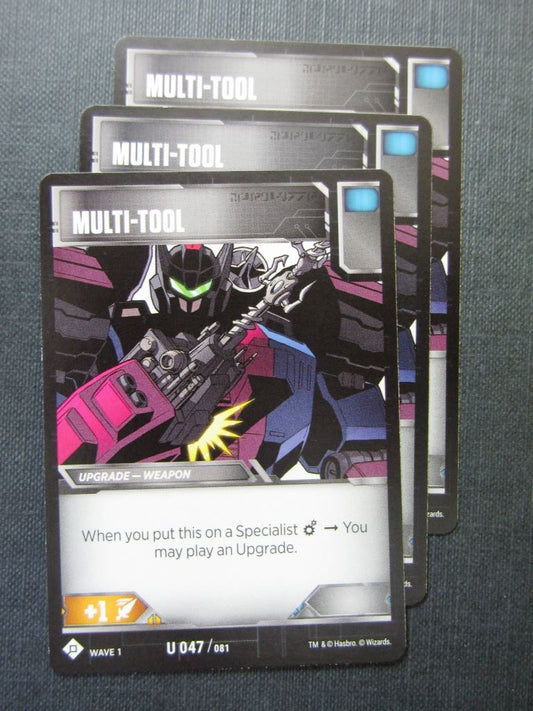Multi-Tool U 047/081 x3 - Transformers Cards # 7F19