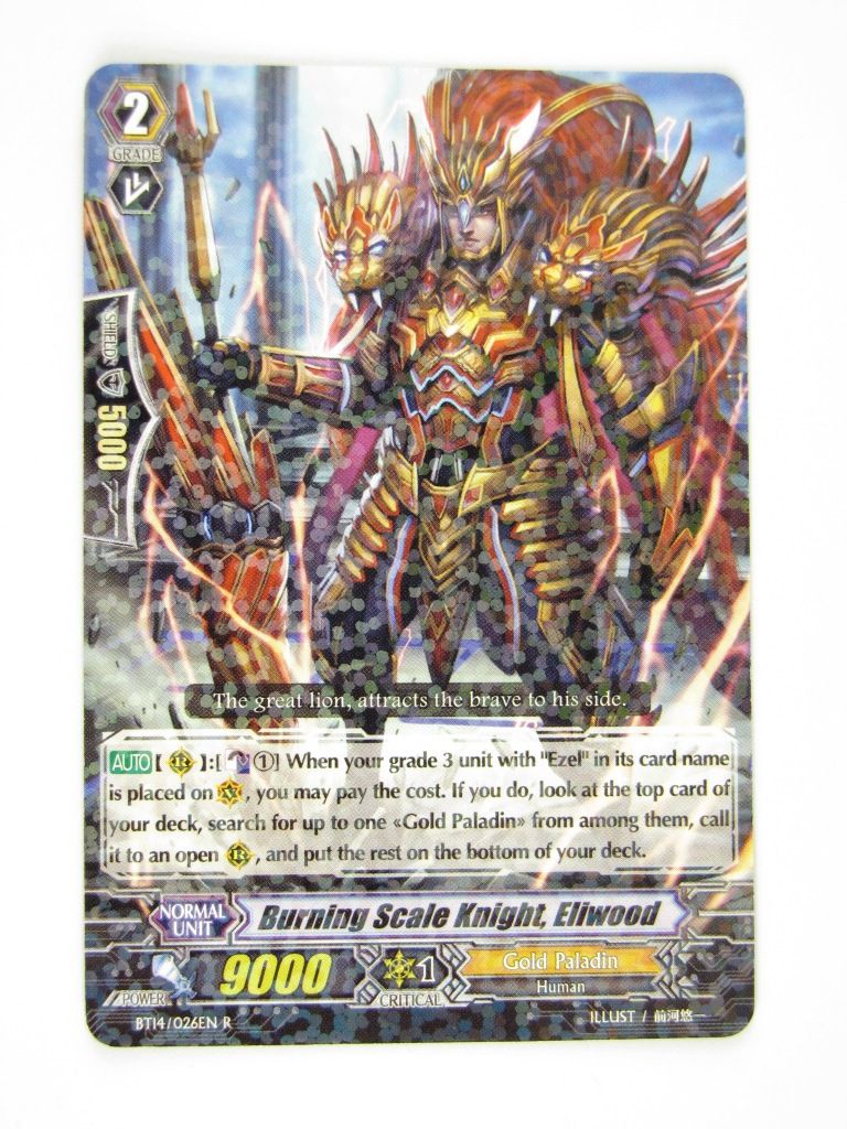 CFV Cards: BURNING SCALE KNIGHT, ELIWOOD BT14:Brilliant Strike