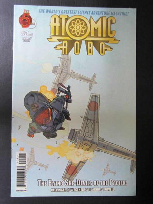 ATOMIC Robo #3 - Red 5 Comics #13R