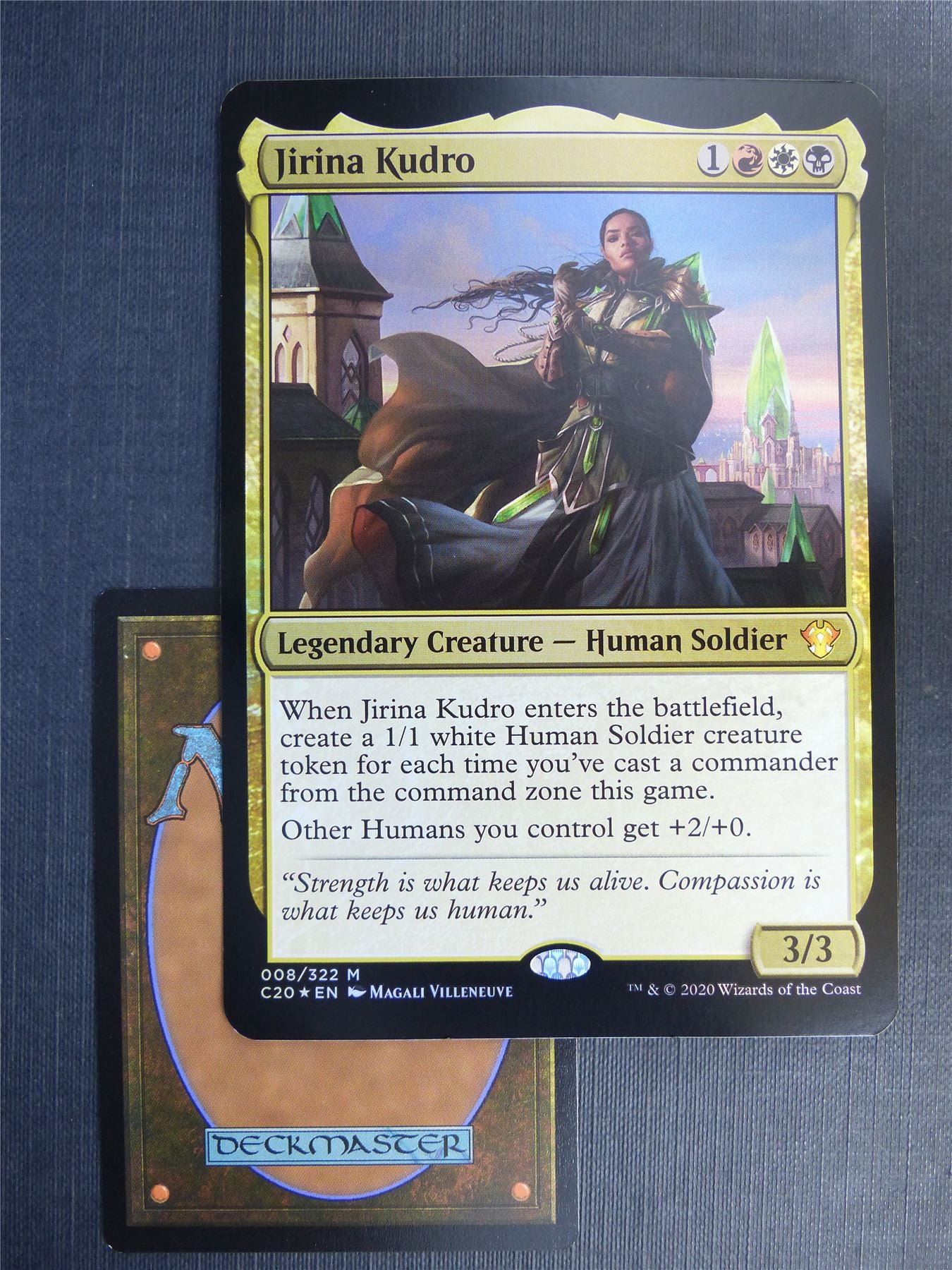 Jirina Kudro Foil - Oversized - C20 - Mtg Card Archeron Jirina Kudro Foil - Oversized - C20 - Mtg Card Archeron