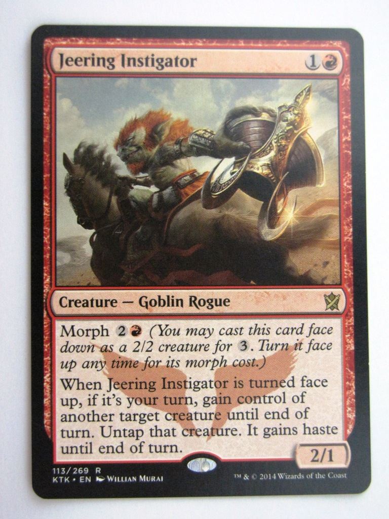 MTG Magic Played Cards: JEERING INSTIGATOR # 26A98