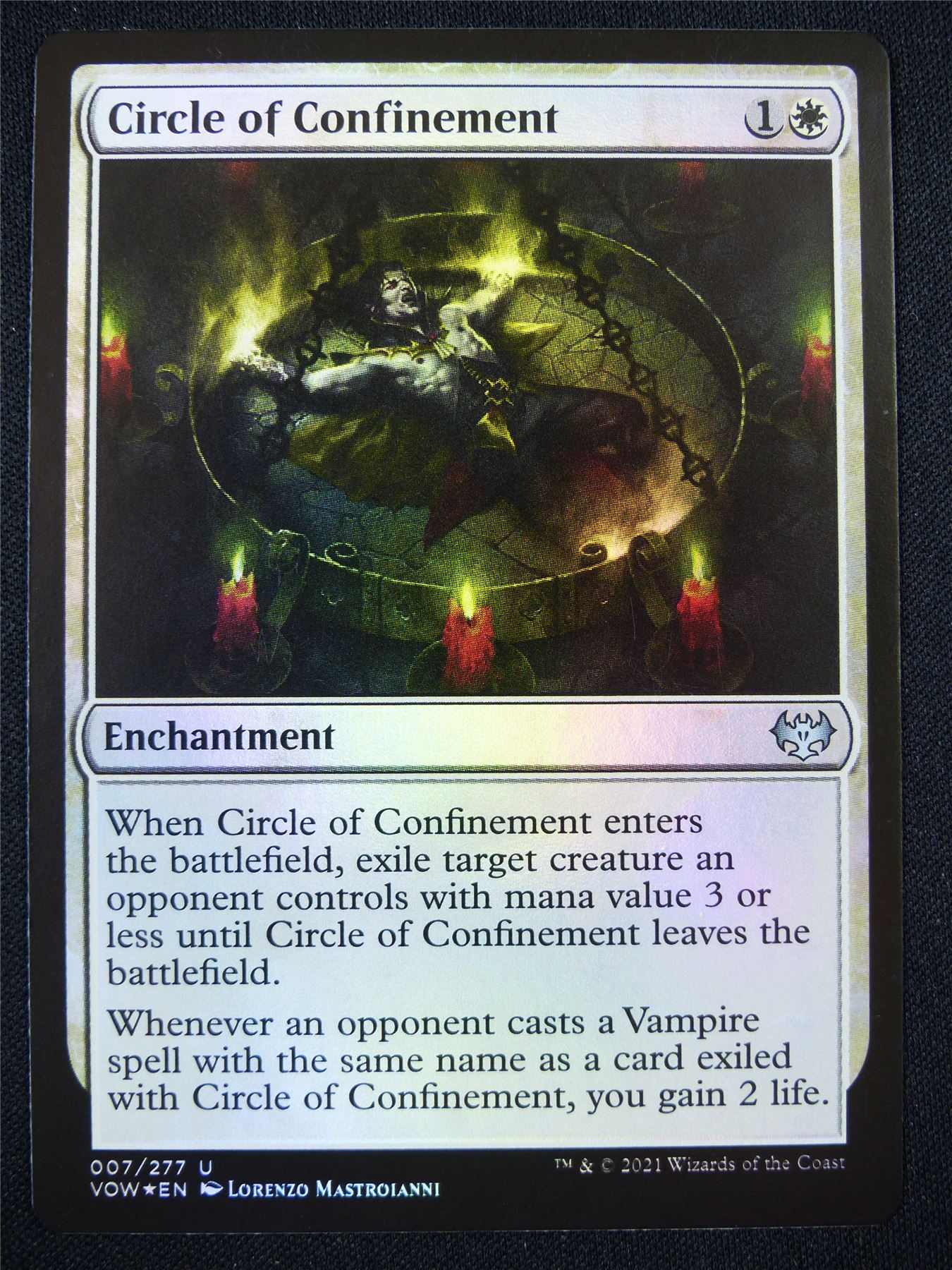 Circle of Confinement Foil - Mtg Card #1M6