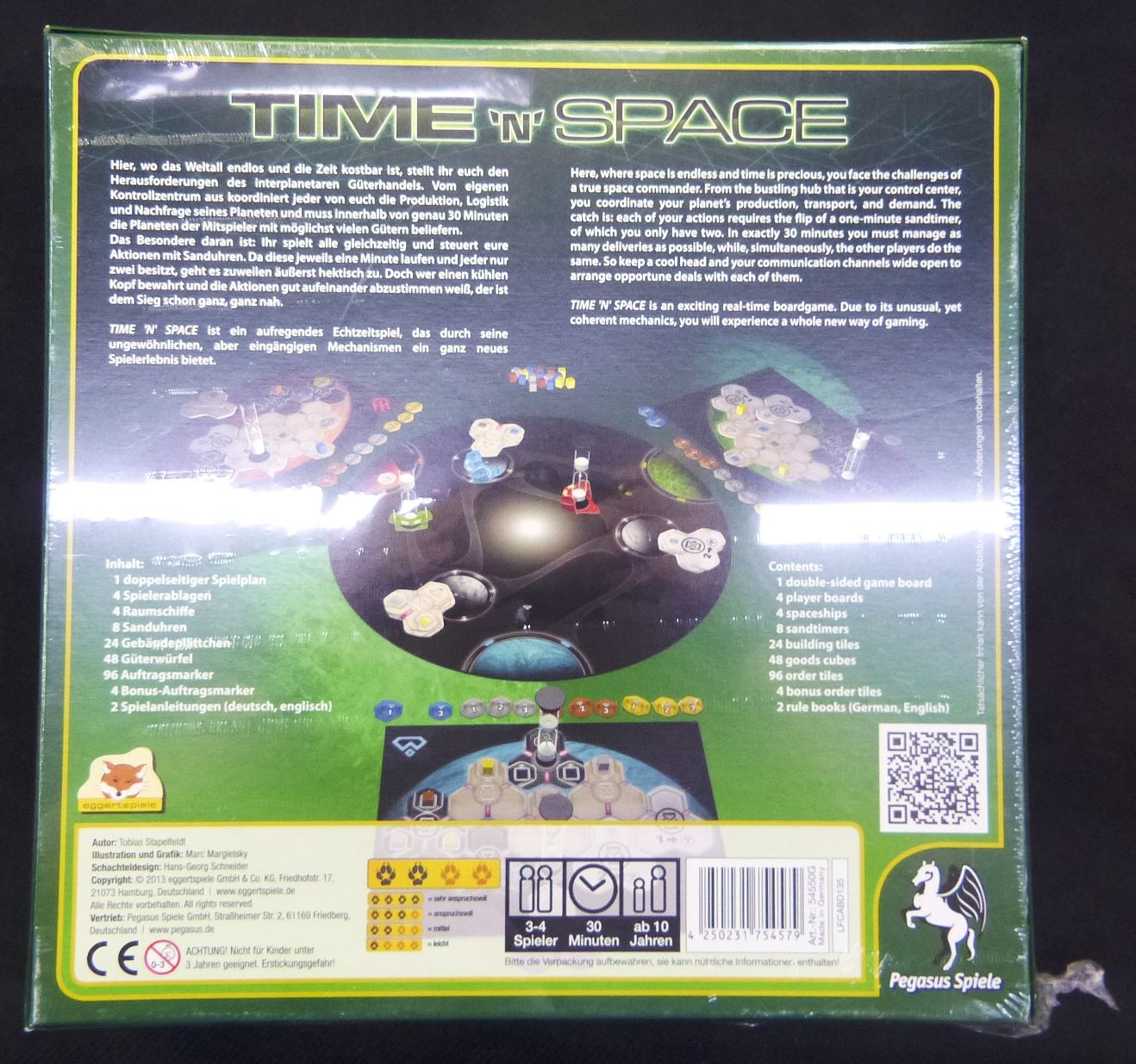 Used - Time N Space - Board Game #145