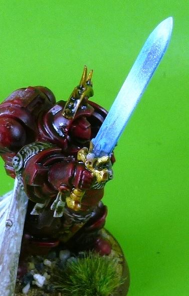 Blood Angels Captain in Gravis Armour painted - Warhammer 40K #1JT