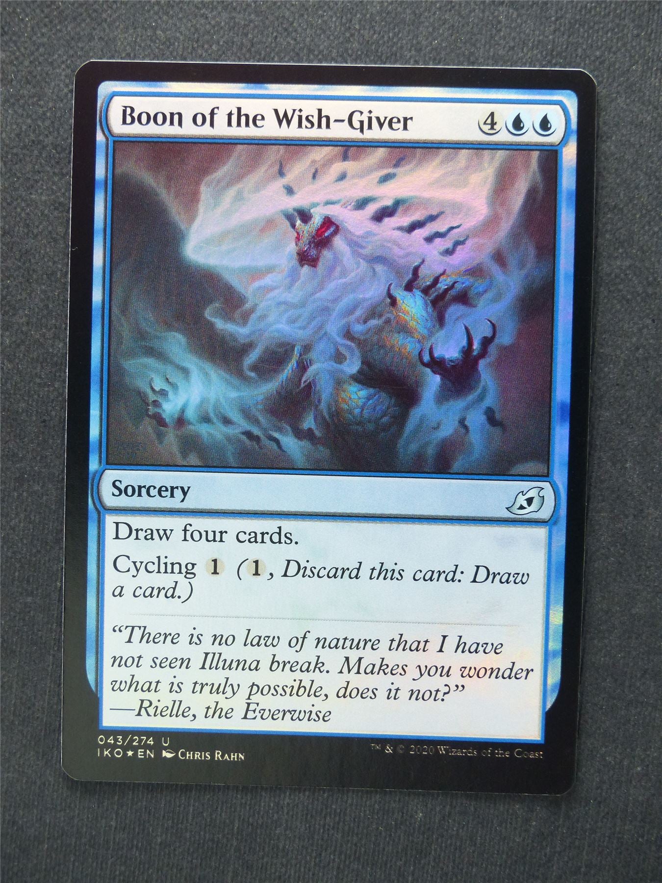 wish mtg cards Boon of the Wish-Giver Foil