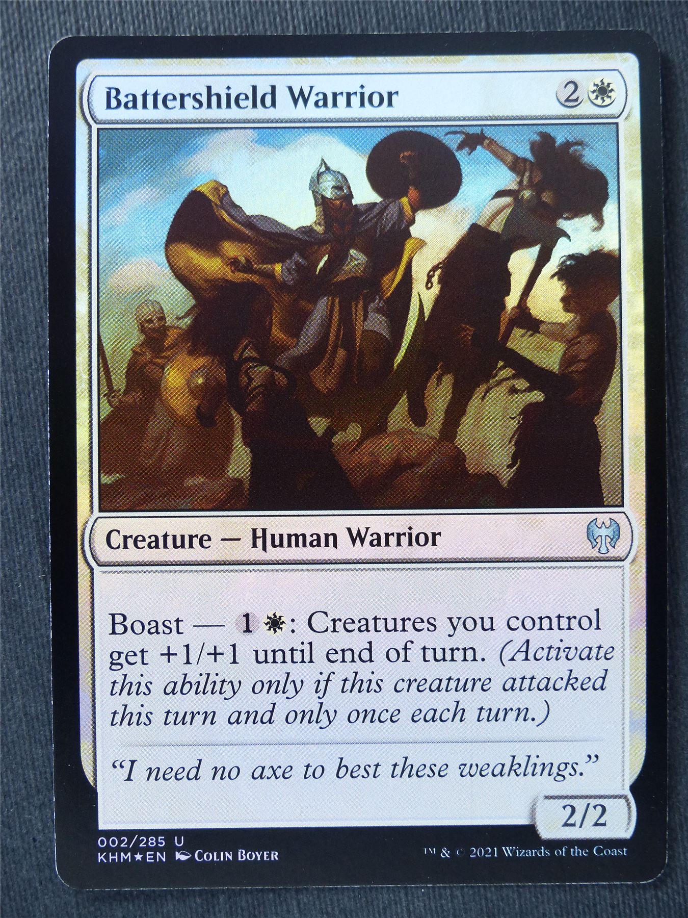 Battershield Warrior Foil - Mtg Magic Cards #X6