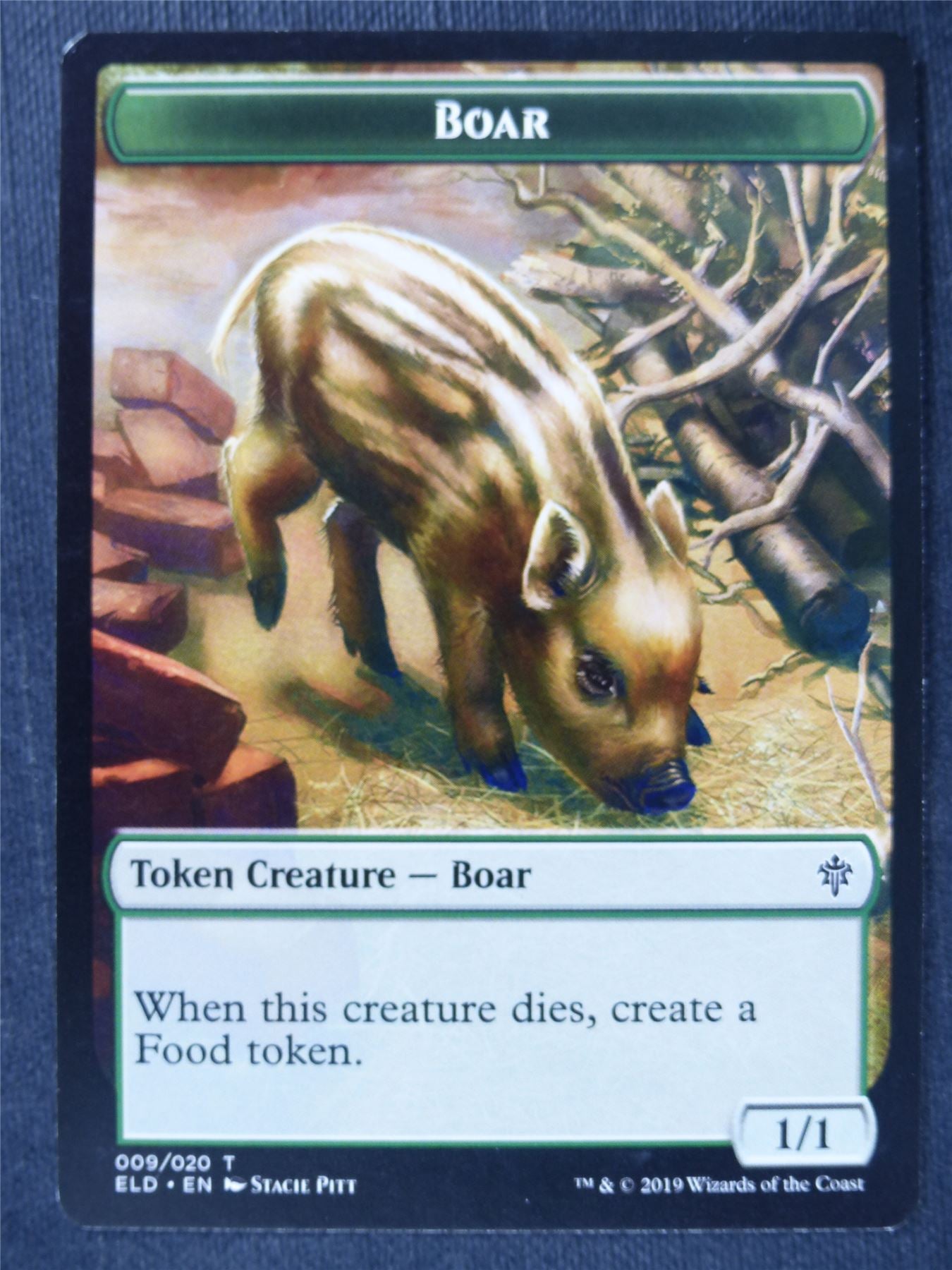 Boar Token - Mtg Magic Cards #Q0