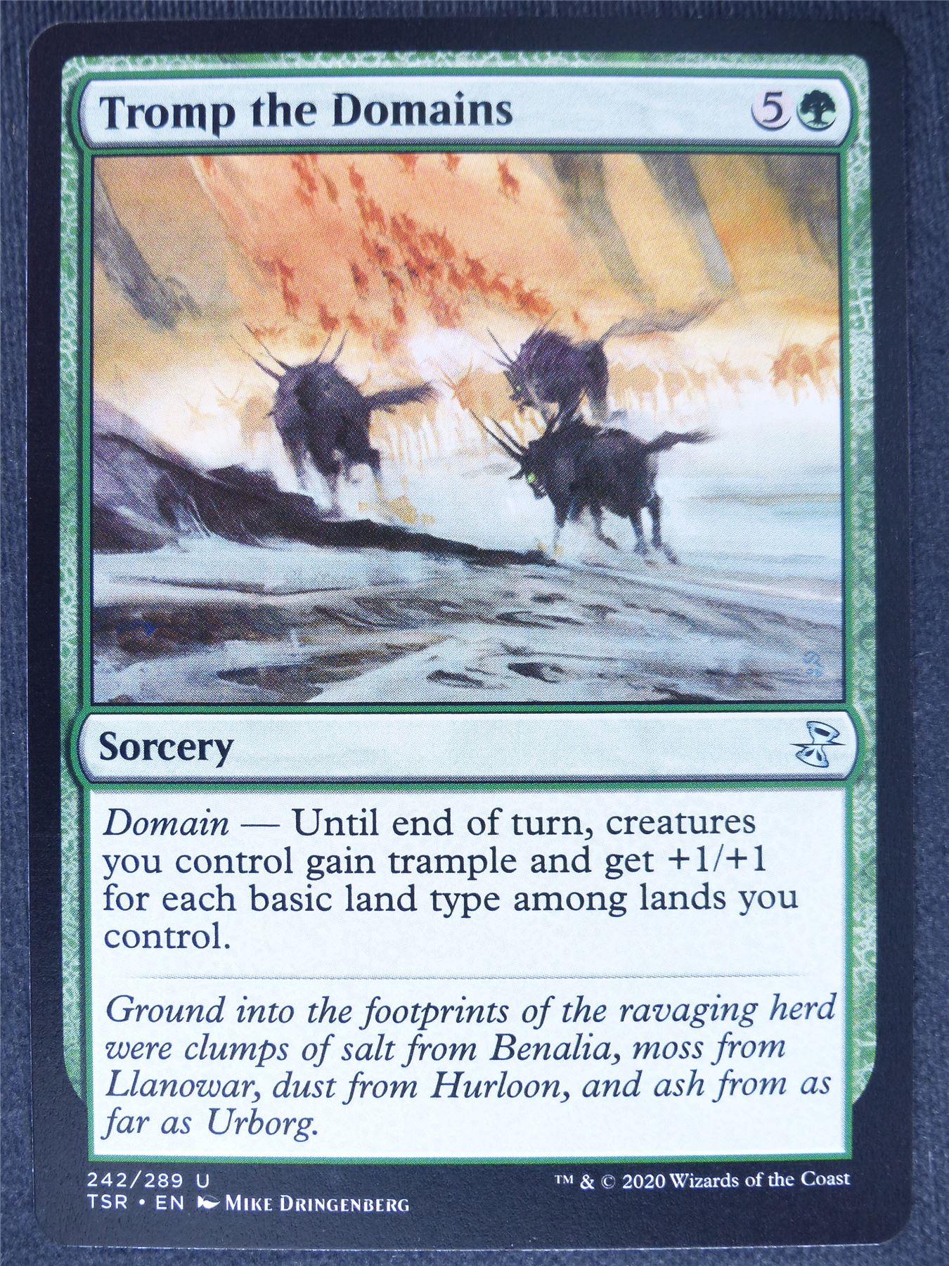 Tromp the Domains - Remastered - Mtg Magic Cards #TE  Archeron