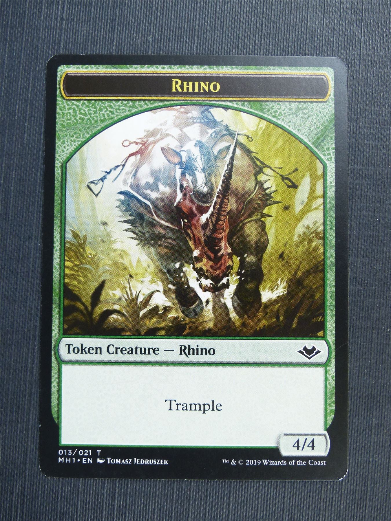 Shapeshifter / Rhino - Mtg Magic Token Cards #4OB